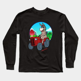 Tractor Critters Donkey Long Sleeve T-Shirt